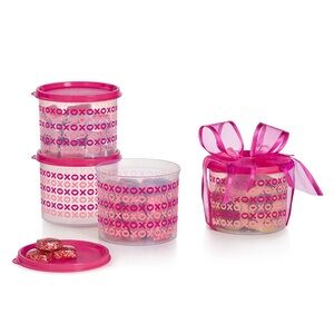 Tupperware containers (set of 4) 2.5 Cups 600 ml each one